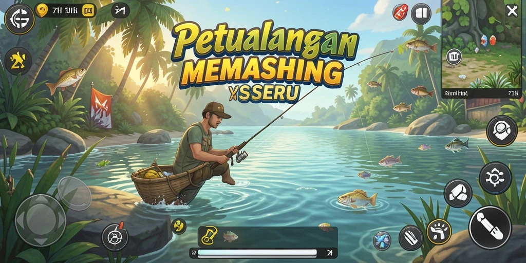 Tangkapan ikan yang menakjubkan dalam gameplay 71H.