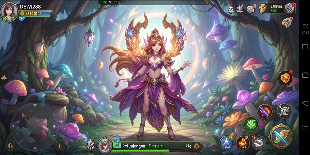 Tampilan menarik dari gameplay DEWI288 penuh petualangan.