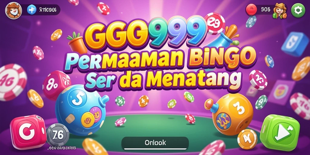 Screenshot GG999 menampilkan suasana permainan Bingo yang seru dan interaktif.