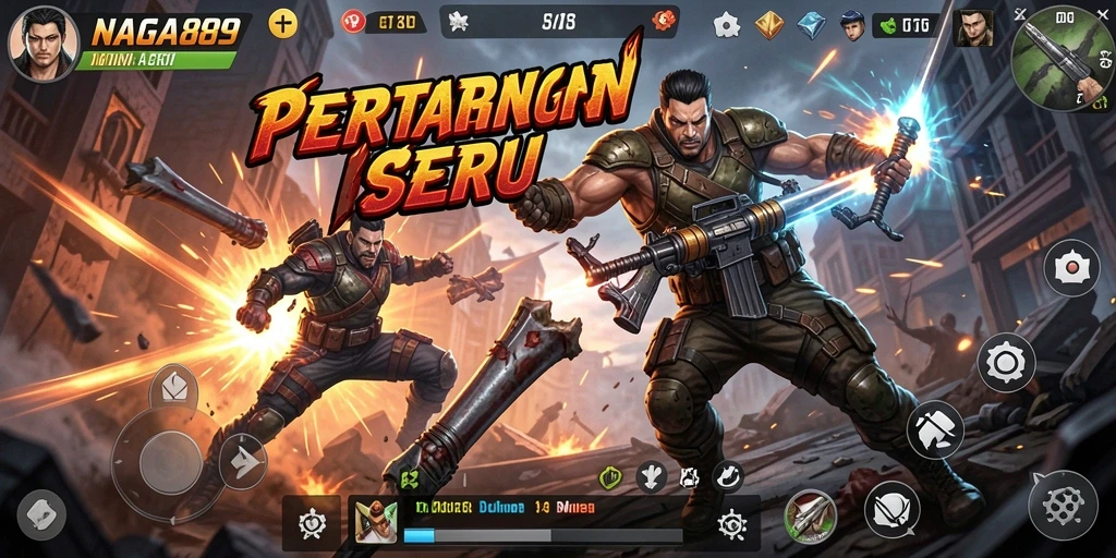 Gameplay NAGA889 yang penuh aksi dan seru.