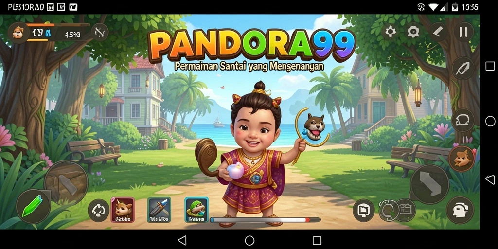 Tampilan gameplay PANDORA99 yang menarik dan penuh warna.