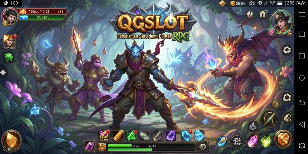 Tampilan gameplay RPG yang seru di QQSLOT.