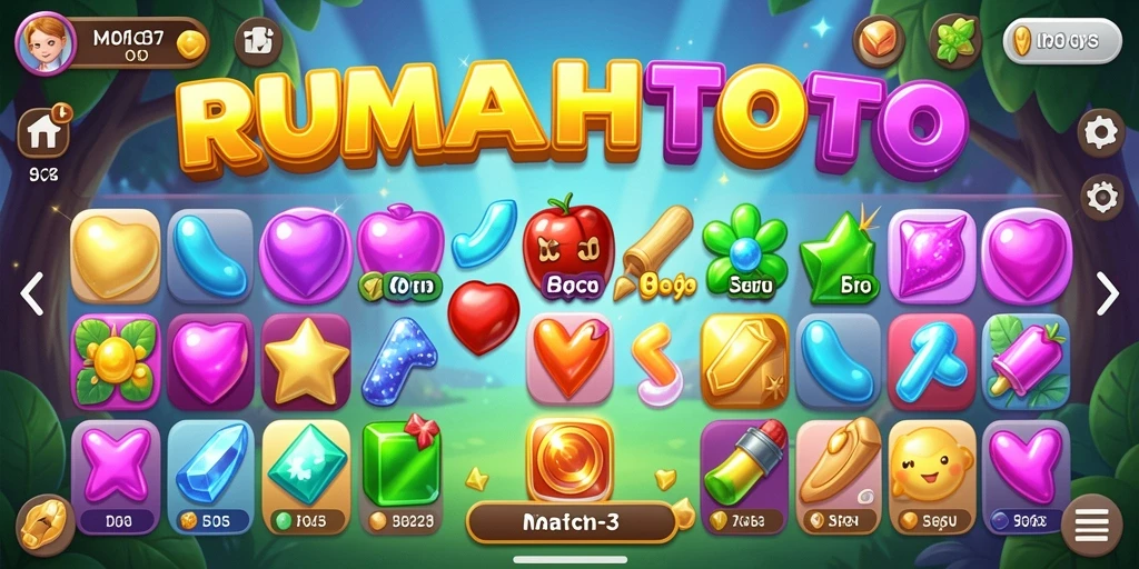 Screenshot gameplay RUMAHTOTO dengan suasana seru dan menantang.