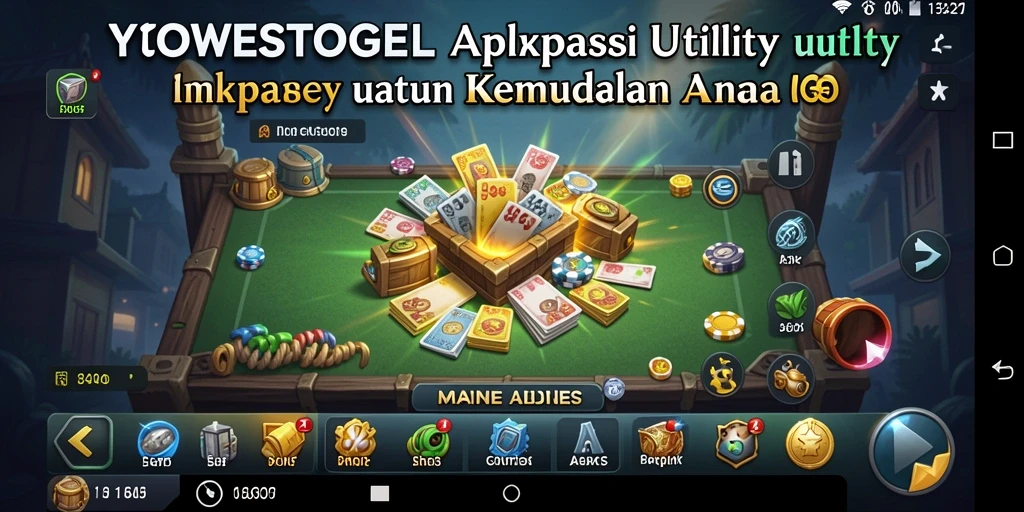 Tampilan antarmuka aplikasi YOWESTOGEL yang intuitif dan menarik.